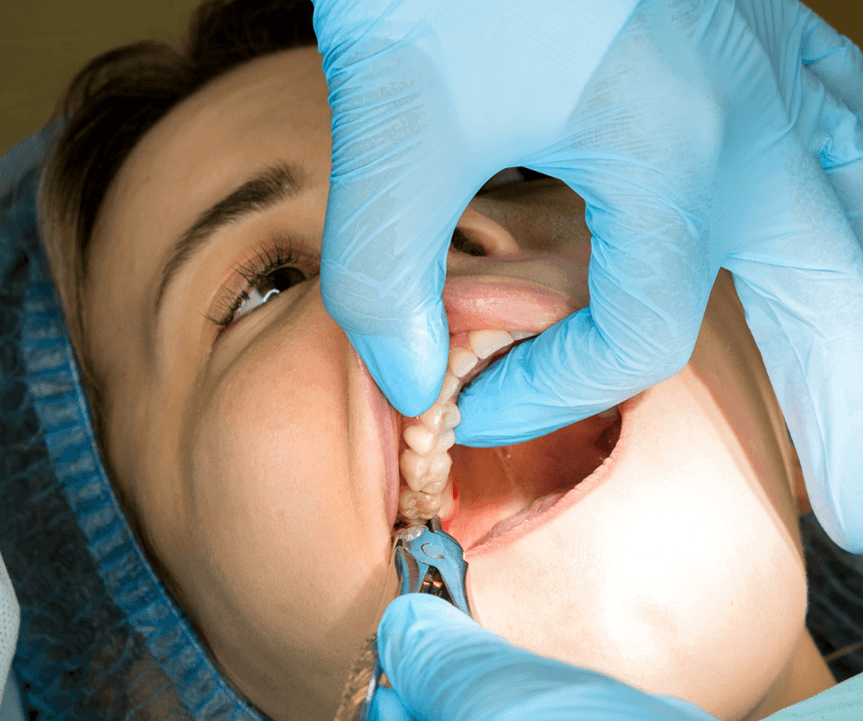 Smiling dentist