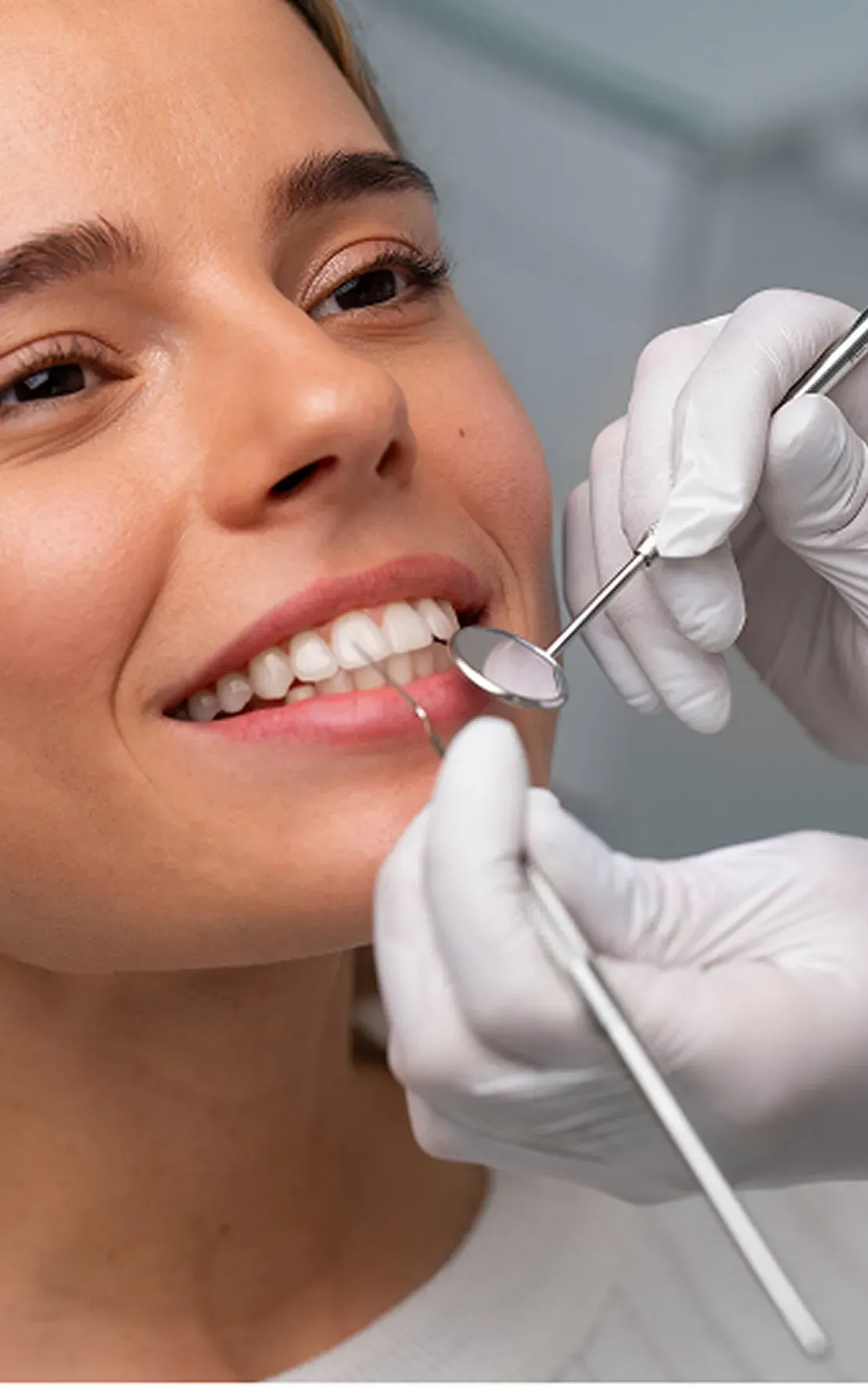 Smiling dentist
